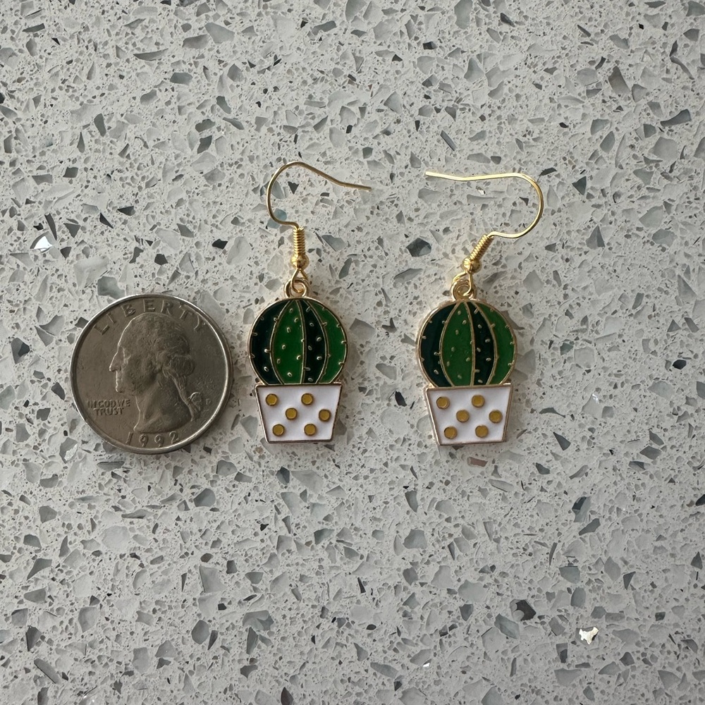 Cactus Dangle Earrings